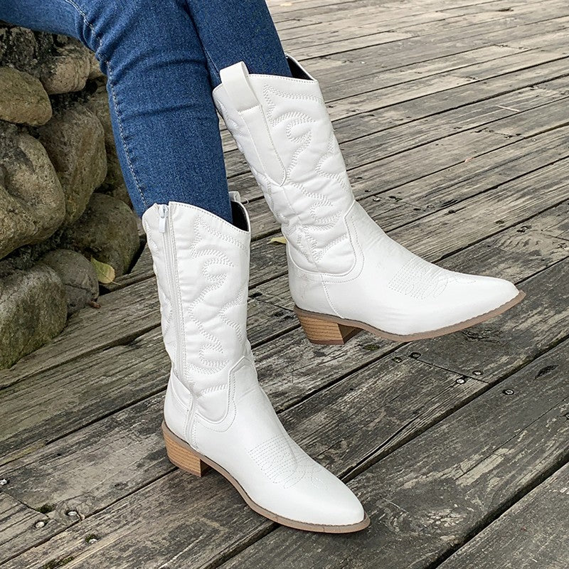 Bottes Cowboy Élégantes pour Femmes