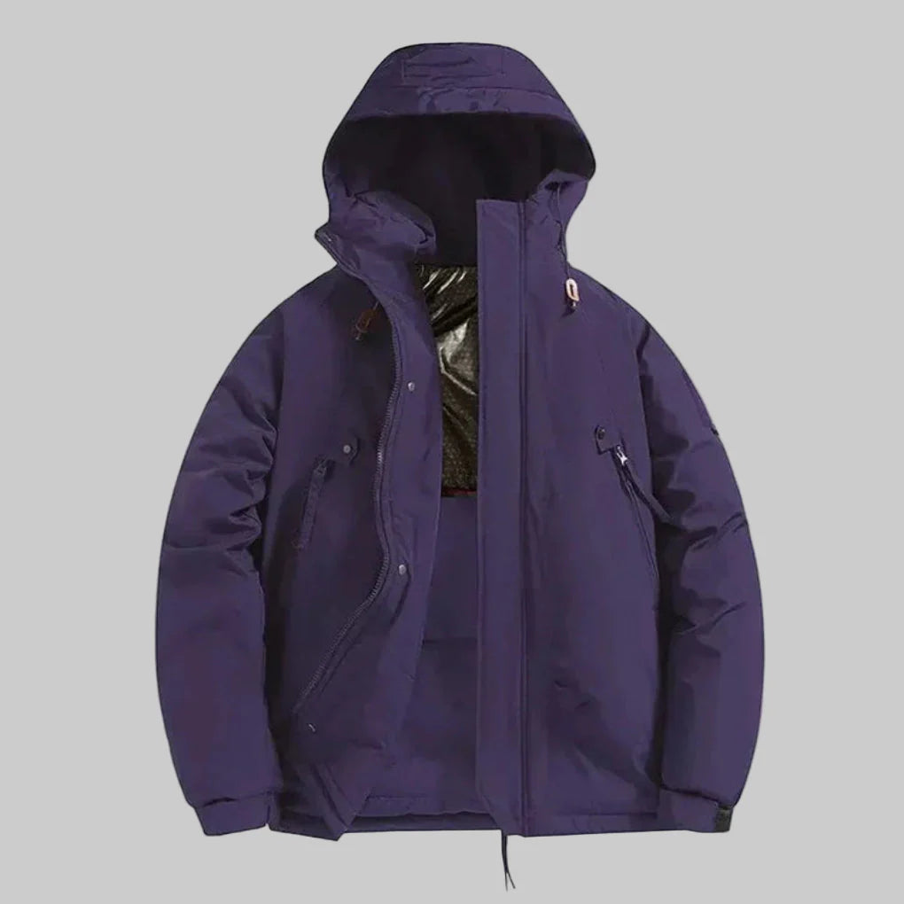 Veste à capuche isolante pour homme