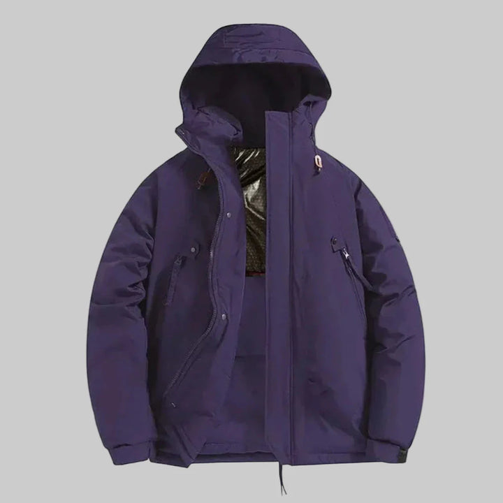 Veste à capuche isolante pour homme
