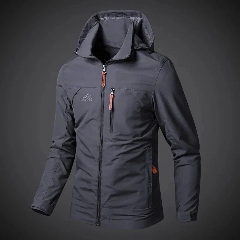 Veste coupe-vent imperméable pour homme
