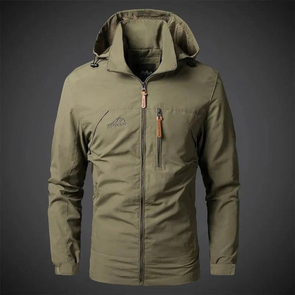 Veste coupe-vent imperméable pour homme