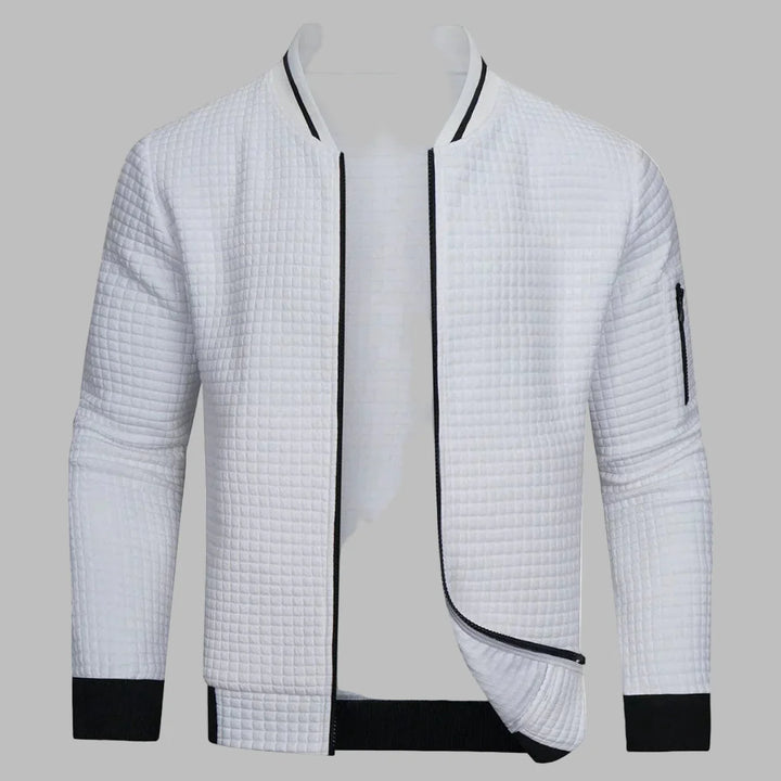 Pull zippé confortable et chaud pour homme