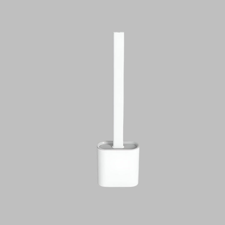Brosse de toilette flexible et amovible en silicone