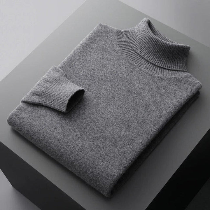 Pull col roulé en cachemire pour homme de haute qualité